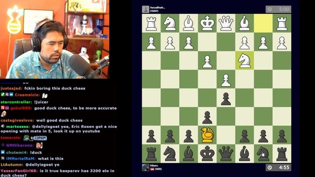 Looking for Quacktics | Hikaru Plays Duck Chess смотреть онлайн