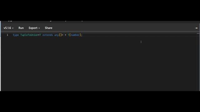 Implement the Tuple to Union Utility in typescript смотреть онлайн