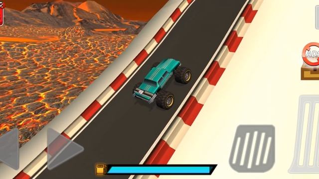Crazy Monster Bus Stunt Race 2 "Map Volcano" 4x4 Monster Truck Android Gameplay #2 смотреть онлайн