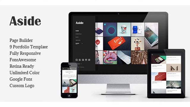 Aside - Photo Portfolio Sidebar WordPress Theme | Themeforest Website Templates and Themes смотреть онлайн