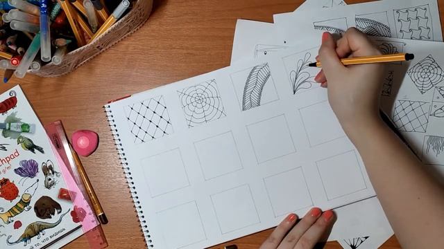 Библиомастерская «Иллюстратор» – Зентангл. Мастер-класс. Часть 1 смотреть онлайн