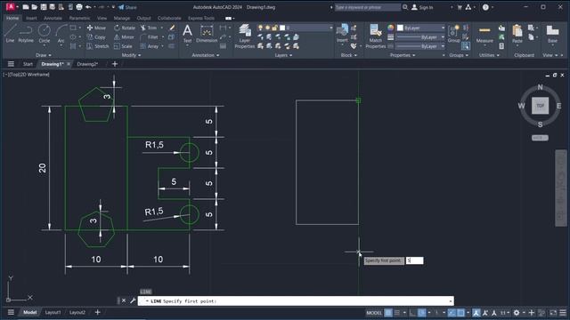 AutoCAD 2024 Course 04 Rectangle And Polygon Essential Training смотреть онлайн