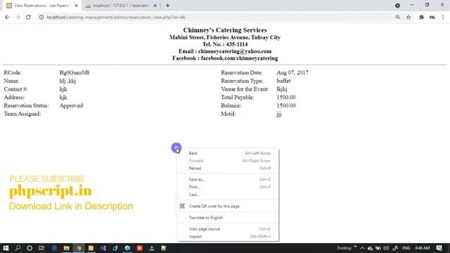 Online Catering Managment Sysyetm PHP Project|PHP Online catering Software|Online Catering Booking смотреть онлайн