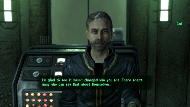 Fallout 3- Talking to Dad with good karma (all options) смотреть онлайн