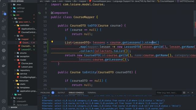 CRUD Angular + Spring | 47: Curso-Aulas: Aula DTO смотреть онлайн