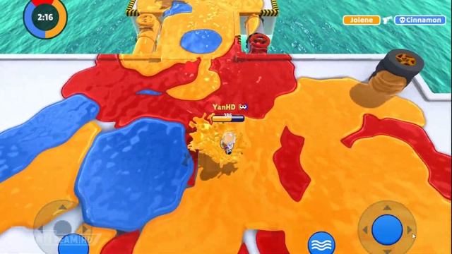 DYE HARD - Gameplay Part 1 Destroy Enemy Base With Paint (Android,iOS) смотреть онлайн