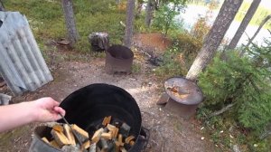 ? Горячее Копчение РЫБЫ в БОЧКЕ