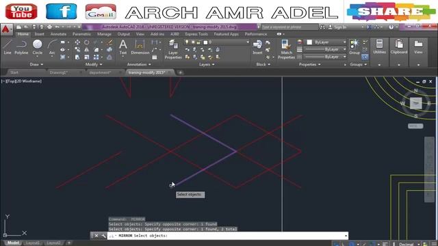 28 MIRROR-AUtOCAD 2016 смотреть онлайн
