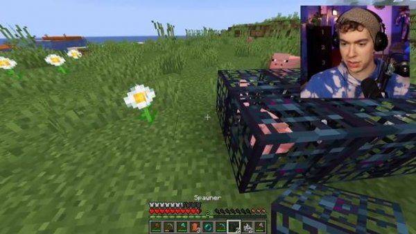 Beating Minecraft, but Chests Spawn Random Loot (Every 15 Seconds)