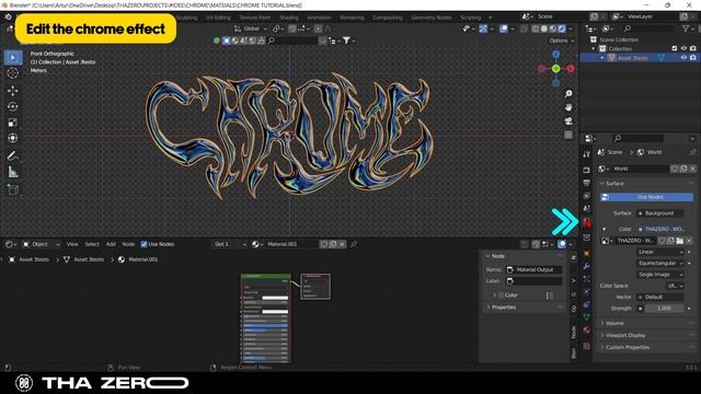 CHROME EFFECT IN BLENDER | BEGINNERS TUTORIAL смотреть онлайн