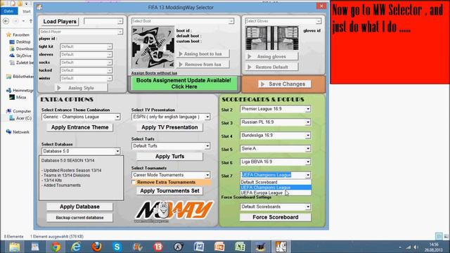 Fifa 13 Tutorial: How to install Moddingway 2.2.0| смотреть онлайн