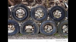 Забор из покрышек: 10 способов своими руками