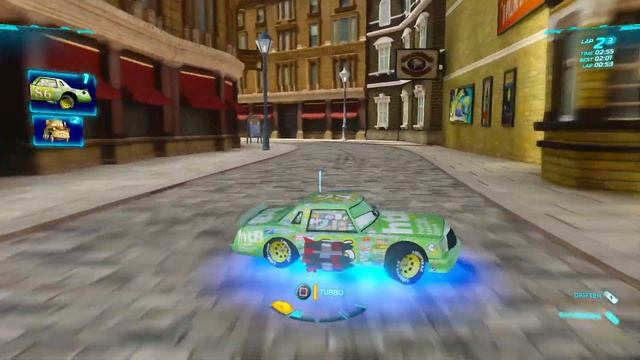 Cars 2 The Video Game | Chick Hicks - Battle Race (Going Ballistic) | Hyde Tour 3 Laps смотреть онлайн