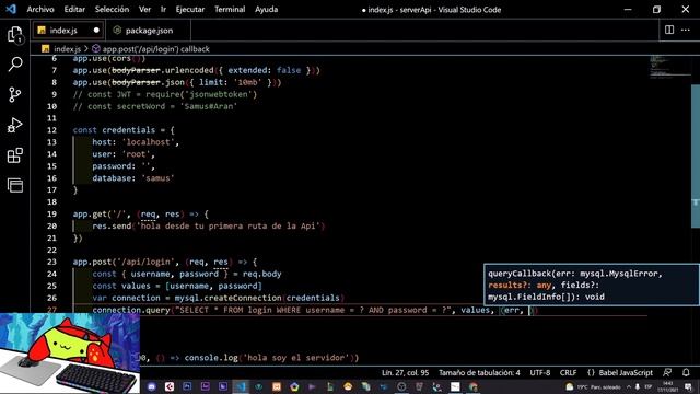 React Js || Login + Node js + MySql смотреть онлайн