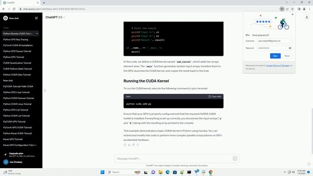 python run cuda kernel смотреть онлайн