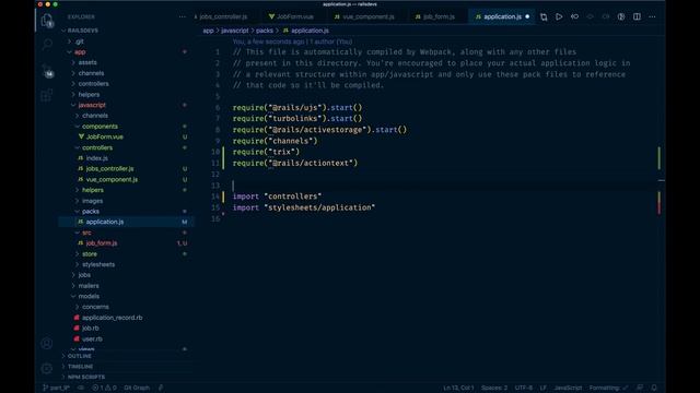 Let's build for Ruby and Rails developers - Part 9 - Creating the new job form with Vue.js смотреть онлайн