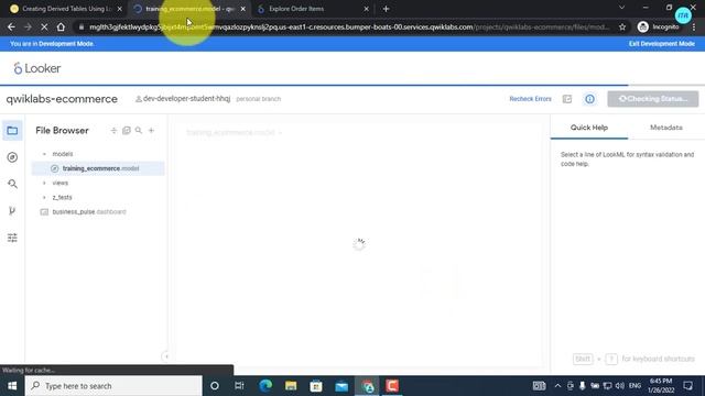 Creating Derived Tables Using LookML [GSP858] Qwiklabs || Info Tech Anuj 2022 || смотреть онлайн