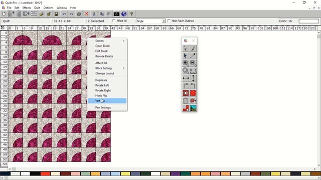 QuiltPro Tutorial - Printing Templates