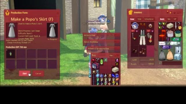 Mabinogi Tailoring guide смотреть онлайн