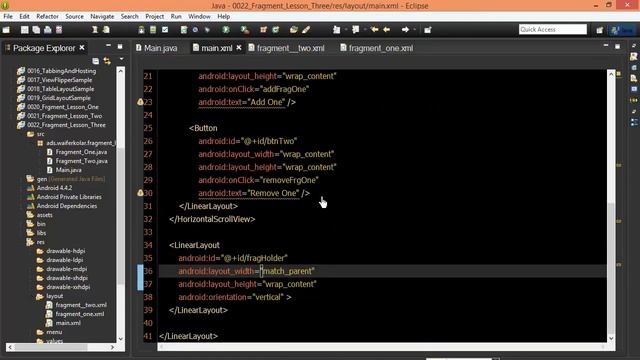 Android #100 Fragment Manager Transaction Replace смотреть онлайн