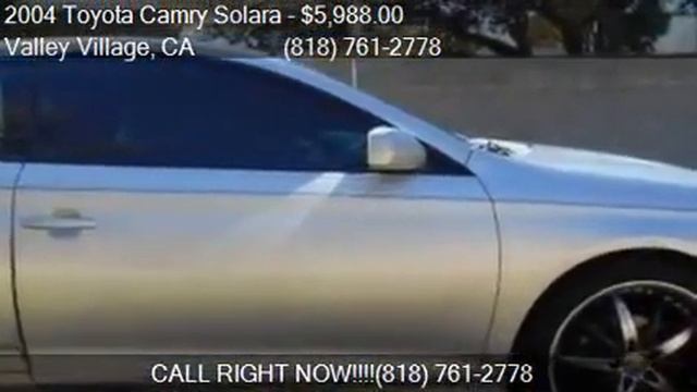 2004 Toyota Camry Solara Solara SE for sale in Valley Villag смотреть онлайн
