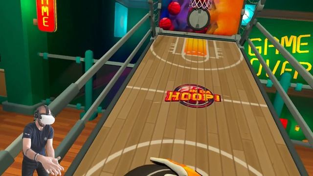 BASKETBALL IN VR | In Da Hoop Oculus Quest 2 Gameplay | Applab смотреть онлайн