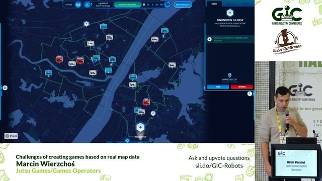 Challenges of creating games based on real map data || Marcin Wierzchoś, Jutsu Games/Games Operator смотреть онлайн
