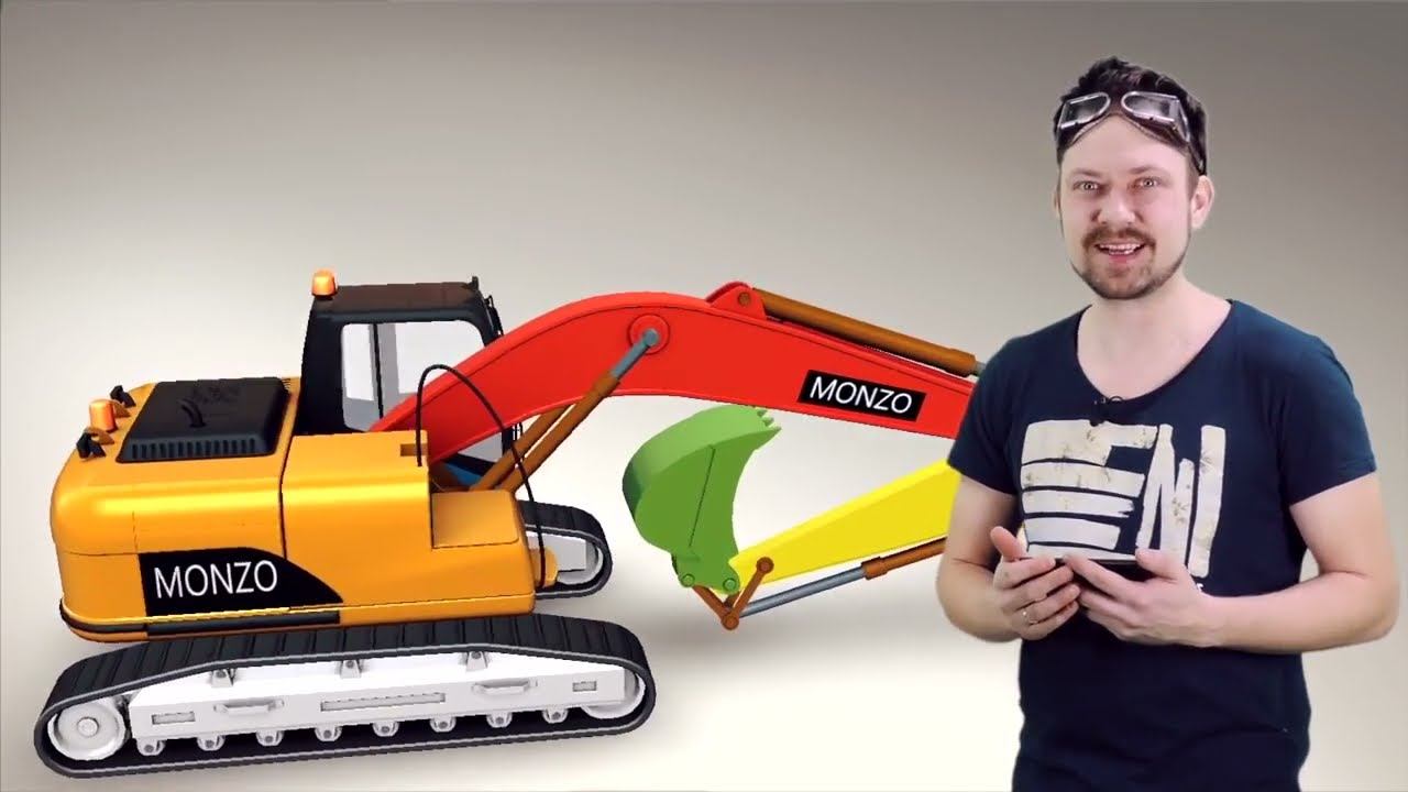 СБОРКА ВИРТУАЛЬНОГО ЭКСКАВАТОРА - АЛЕКС ГАРАЖ смотреть онлайн