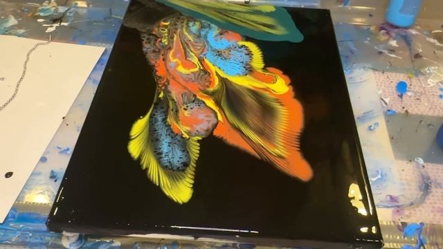 Наконец то я это попробовала! #натальяфальконе #acrylicpainting #сша