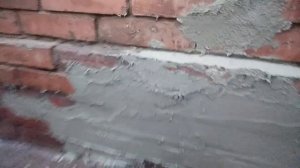 Ремонт кирпичной кладки цоколя кирпичный заделка швов раствором(2)