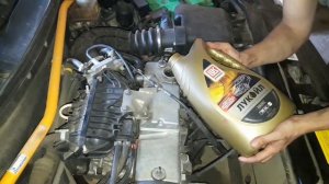 Замена моторного масла на Приоре