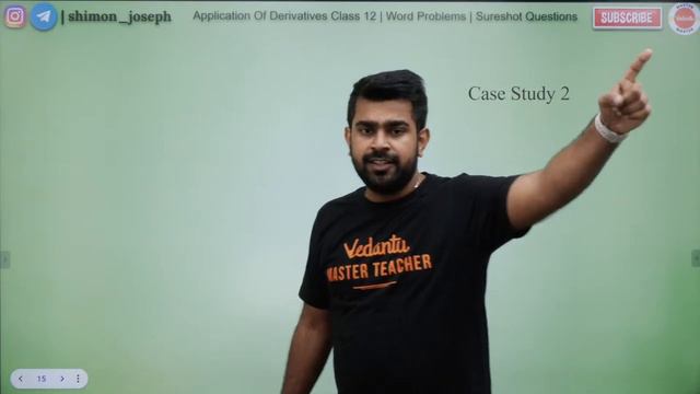 Application Of Derivatives Class12 | Word Problems | Sureshot Questions| Shimon Sir | V Master Tami смотреть онлайн
