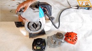 Редуктор для веломотора и  мотокосы 5:1