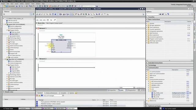 026 Modbus RTU communication between S7 1200 and S7 1200 смотреть онлайн