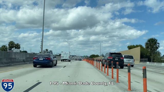 I-95 North - Miami - Florida - 4K Highway Drive смотреть онлайн