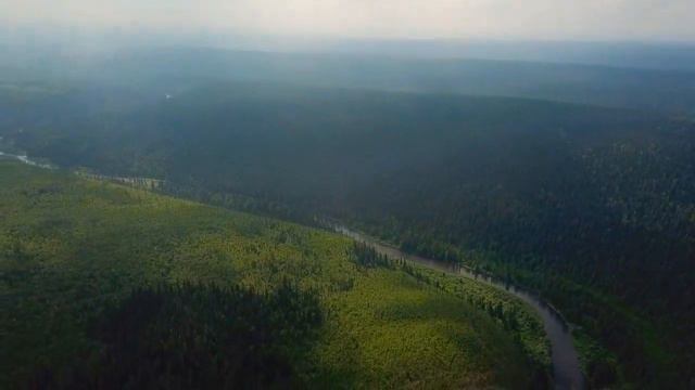 Сибирские просторы с квадрокоптера. смотреть онлайн