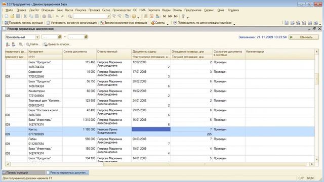 ДокЛог - реестр документов для 1С:Бухгалтерии предприятия. Обзор возможностей. смотреть онлайн