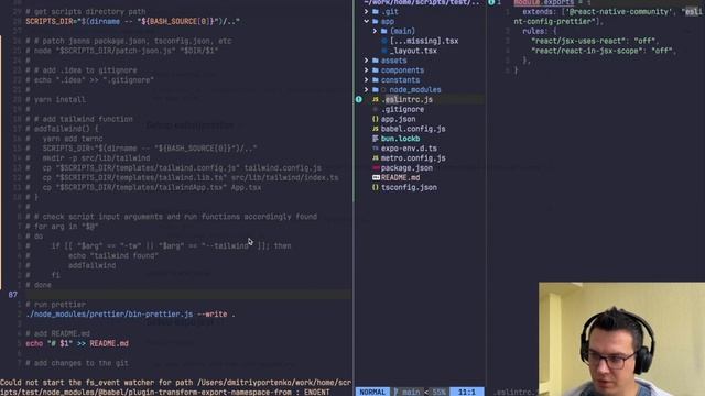 React Native, Expo, Bun - starter template with bash Part 1 смотреть онлайн
