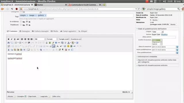Guida Joomla! K2 Versione 2.5 - Creazione manuale categorie ed articoli смотреть онлайн