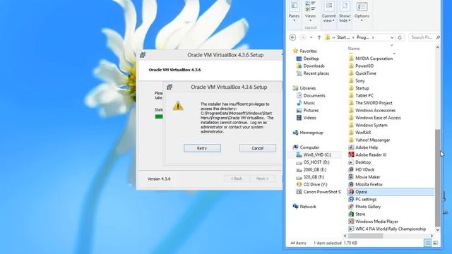 How to fix "insufficient privileges to access this directory" error смотреть онлайн