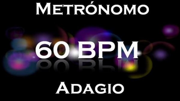 60 BPM Metronome Metrónomo Métronome Metronom Metronomo Metrônomo