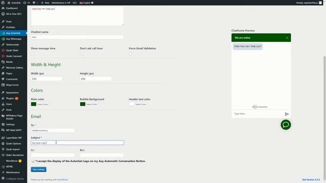 Autochat Wordpress Automatic Conversation Chat Bot Plugin смотреть онлайн