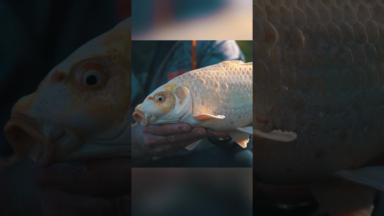 Карп-кои по кличке Омлет. Завтрак карпятника. смотреть онлайн