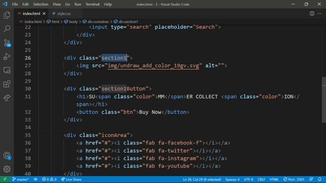 Project 02. How To Make Ecommerce Website Using HTML And CSS Step By Step Part 2 смотреть онлайн