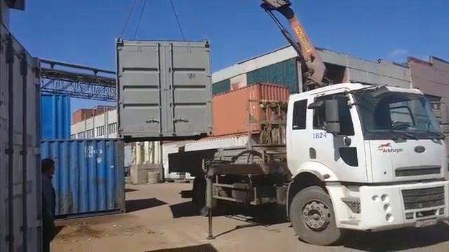 Морской реф контейнер 10 футов Российского производства "ПромХолод-СВ" смотреть онлайн