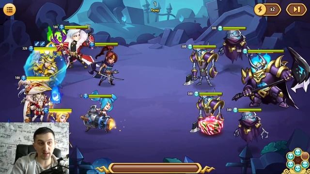 ПЛАН ПРОКАЧКИ ОТРЯДА ДЛЯ НОВИЧКА! БУСТ С ОТКРЫТИЯМИ ЯДЕР! Idle Heroes смотреть онлайн