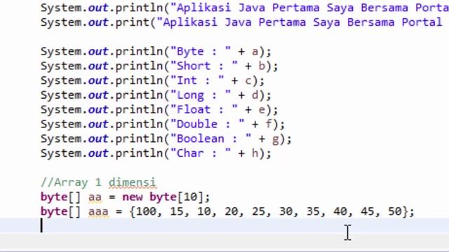Java Tutorial #4 : Array 1 dan 2 Dimensi смотреть онлайн