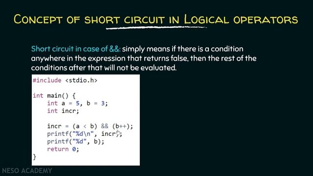 Logical Operators in C смотреть онлайн