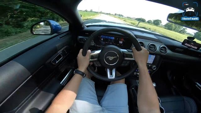 2018 FORD MUSTANG GT 5.0 V8 CONVERTIBLE | POV TEST DRIVE by AutoTopNL смотреть онлайн