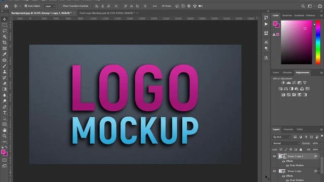 Best 3D Logo Mockup Free Download | Photoshop PSD Mockup File смотреть онлайн